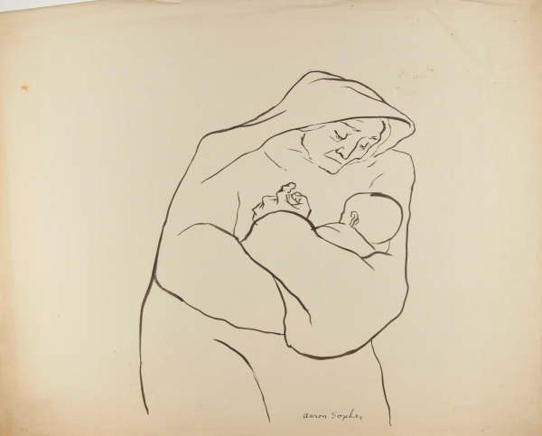 WOMAN AND INFANT