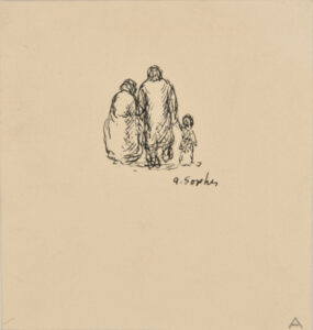 Mother, Father and Child Holding Hands