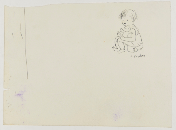 YOUNG GIRL WITH DOLL