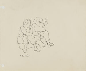 Two Women Sitting