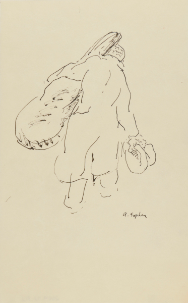 MAN CARRYING A CELLO