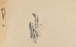 Man Standing at the Edge of a Dock