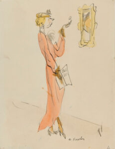 Woman at the Art Museum