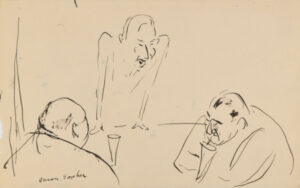 Three Men at a Table