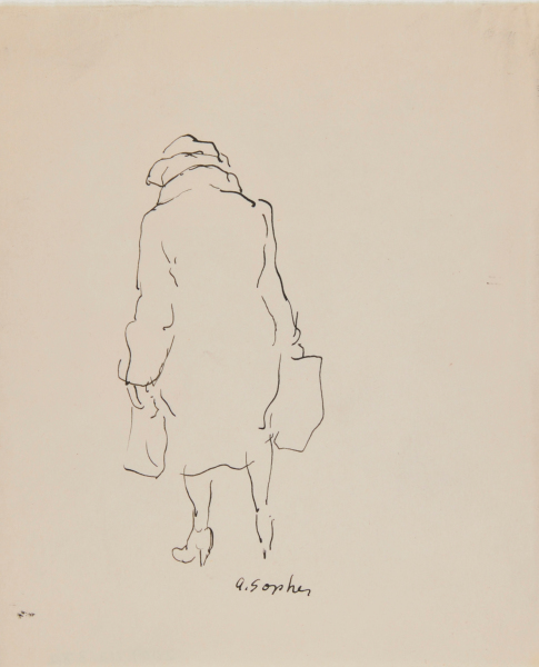 WOMAN CARRYING TWO BAGS
