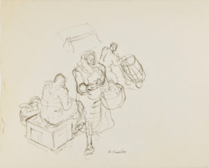 Woman Carrying Basket