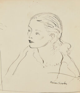 Sketch of a Young Woman