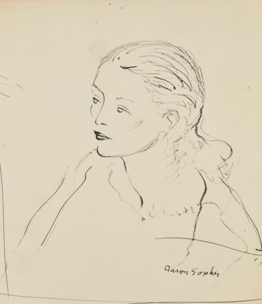 SKETCH OF A YOUNG WOMAN