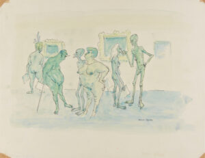 Nude Visitors at the Museum