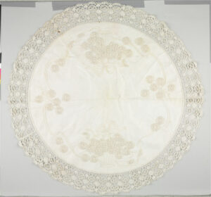 Centerpiece Decorated in Cord-work Embroidery