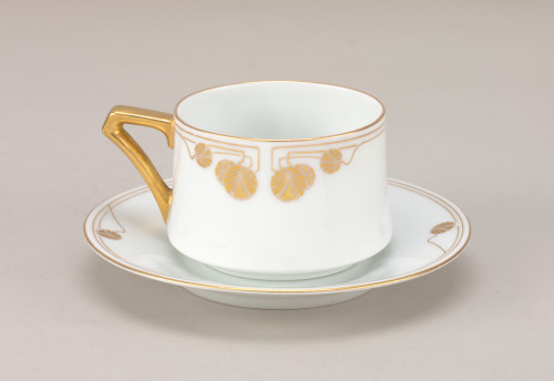 Vienna Secession Style Tea Cup and Saucer - Image 3