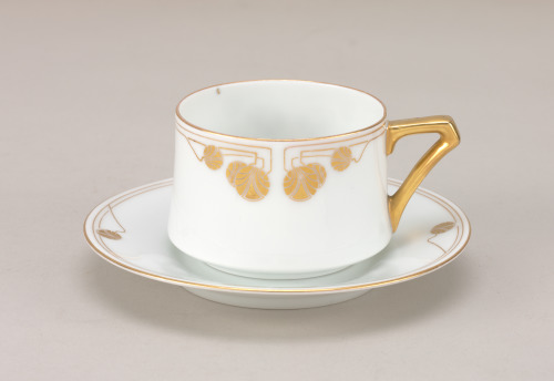 Vienna Secession Style Tea Cup and Saucer - Image 2