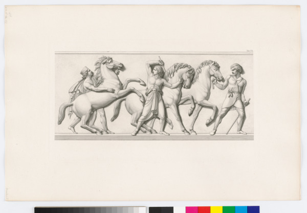 Plate VIII from the series “The Triumph of Alexander”