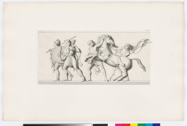 PLATE XV FROM THE SERIES "THE TRIUMPH OF ALEXANDER"