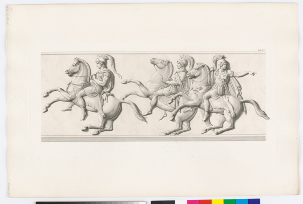 PLATE XVI FROM THE SERIES "THE TRIUMPH OF ALEXANDER"