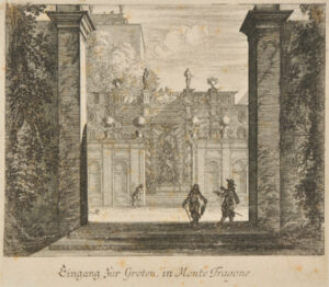 Eingang zur Groten, in Monte Tragone