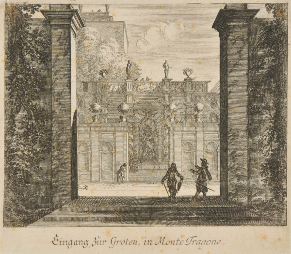 Eingang zur Groten, in Monte Tragone