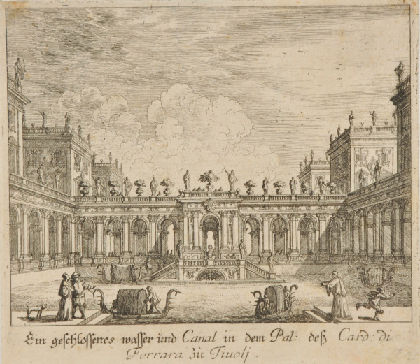 Ein Geschlossenes Wasser Und Canal in den Pal: dess Card: di Ferrara zu tivoli