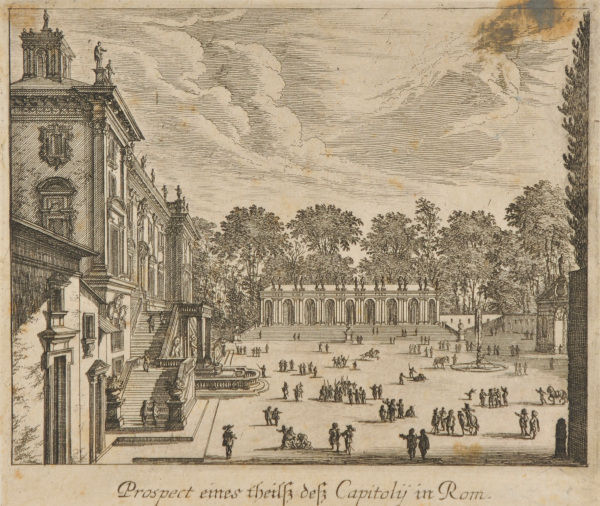 Prospect eines theilsz desz Capitolij in Rom