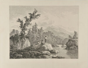 Landscape with Shepherds and Sheep by a River