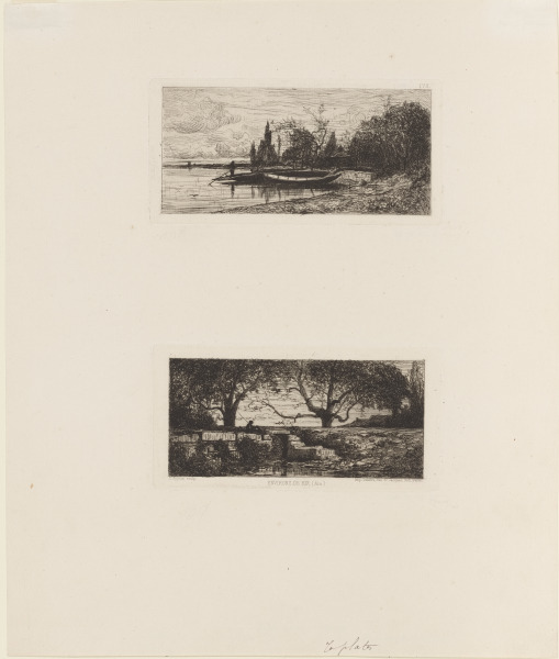 (top) Lakeside; (bottom) Environs du Rix