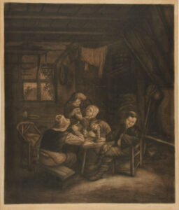 Five Figures About a Table, Smoking and Drinking