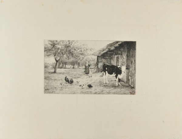 A Corner of the St. Simeon Farm at Honfleur - Image 2