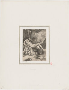 Venus Sleeping, Watched by Satyrs