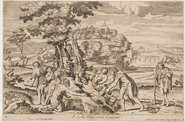 Apollo flaying Marsias - Image 1