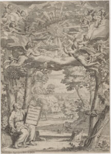 St. John writing the Apocalypse