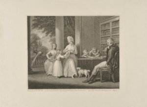 Family Group of Six on a Balcony