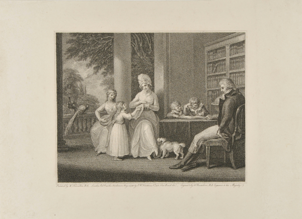 Family Group of Six on a Balcony