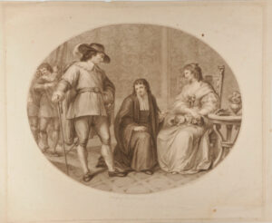 Oliver Cromwell Discovering His Chaplain on His Knees Before His Daughter