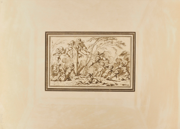 Cupids Pulling down a Bust of Pan - Image 2
