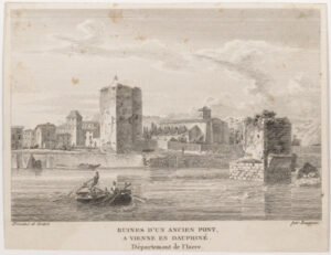Ruines d’un Ancien Pont, A Vienne on Dauphiné Department de l’ Isère