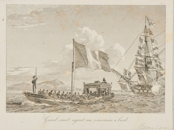 Grand Canot Ayant Un Souverain a bord - Image 2