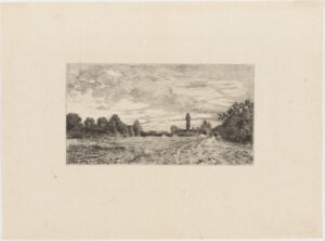 Marshy Landscape with Road at Right