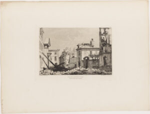 Place de L’Hospice A St. Cloud (Apres le depart des Prussiens)