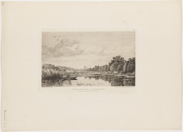 E'tang de Cernay Pres de L'Abbaye des Vaux