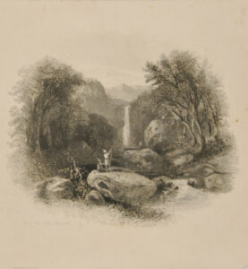 Landscape with Waterfall