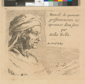 Five plates from the series “Recueil de quarante griffonnements et prevues d’eau-fort” (Collection of forty scribblings and etchings) and “I principi del disegno” (The principles of drawing)