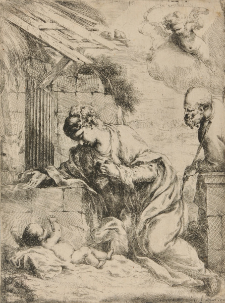 The Virgin Adoring the Infant Christ