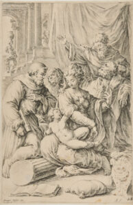 The Holy Family with Saints
