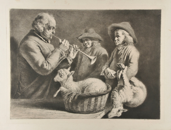 Old Man Playing on the Hautboy - Image 2