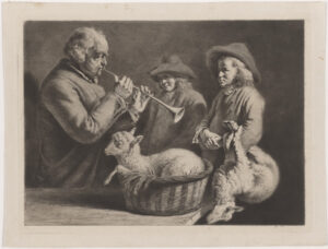 Old Man Playing on the Hautboy