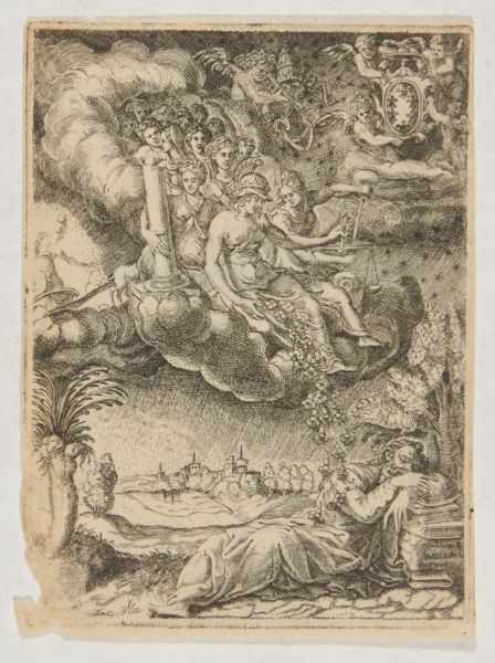 The Virtues Appearing to an Old Man Asleep