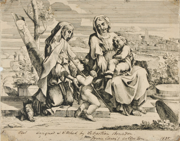 The Virgin and Child with Sts. Elizabeth and John - Image 2