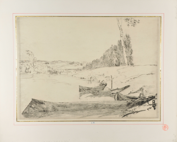 Bachots au bord de la Seine (Wherries on the Seine) - Image 1