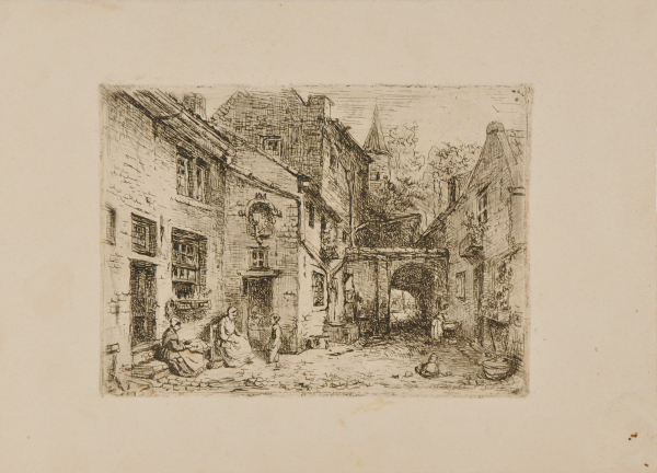 BELGIAN STREET SCENE