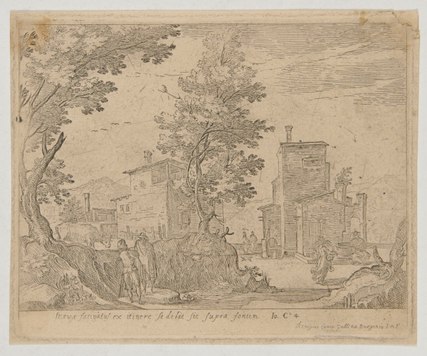 Iesus fatigatus ex itinere . . . (Christ and the Samaritan)